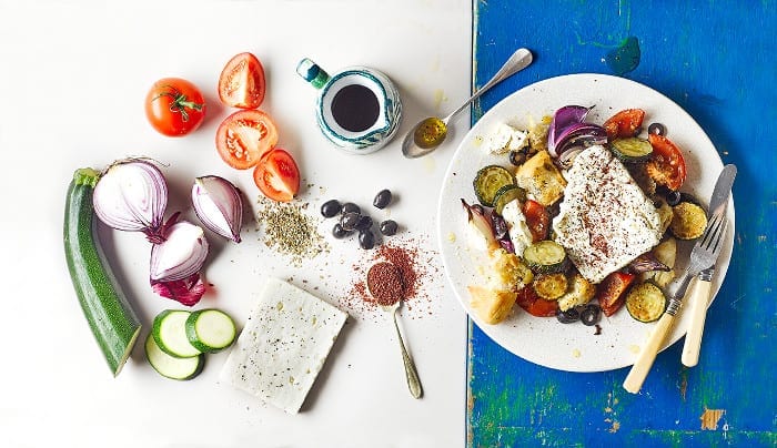 Warm Greek Salad Recipe