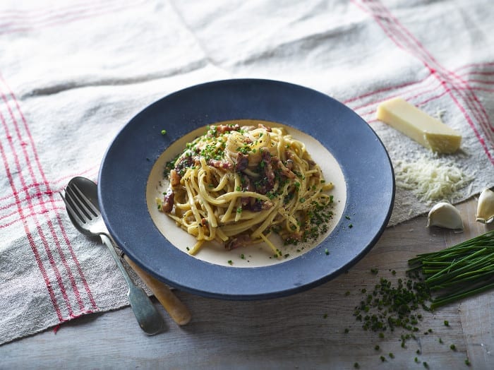 Quick Dinners: Herby Pancetta Carbonara With Chives