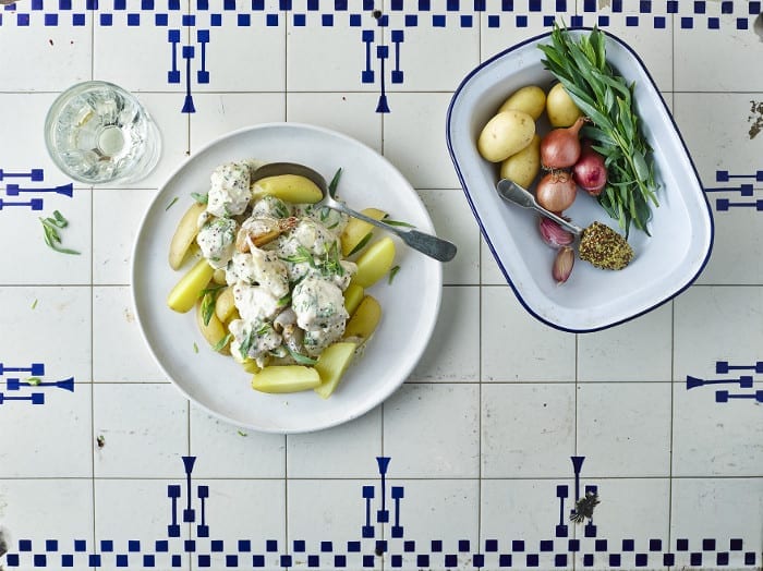 Speedy Mustard Tarragon Chicken recipe