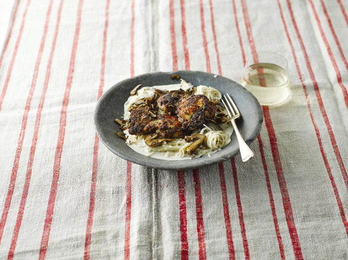Chicken Lazone With Creamy Vermicelli