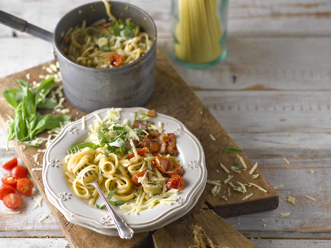 One Pot Meals: One Pot Bacon Pasta