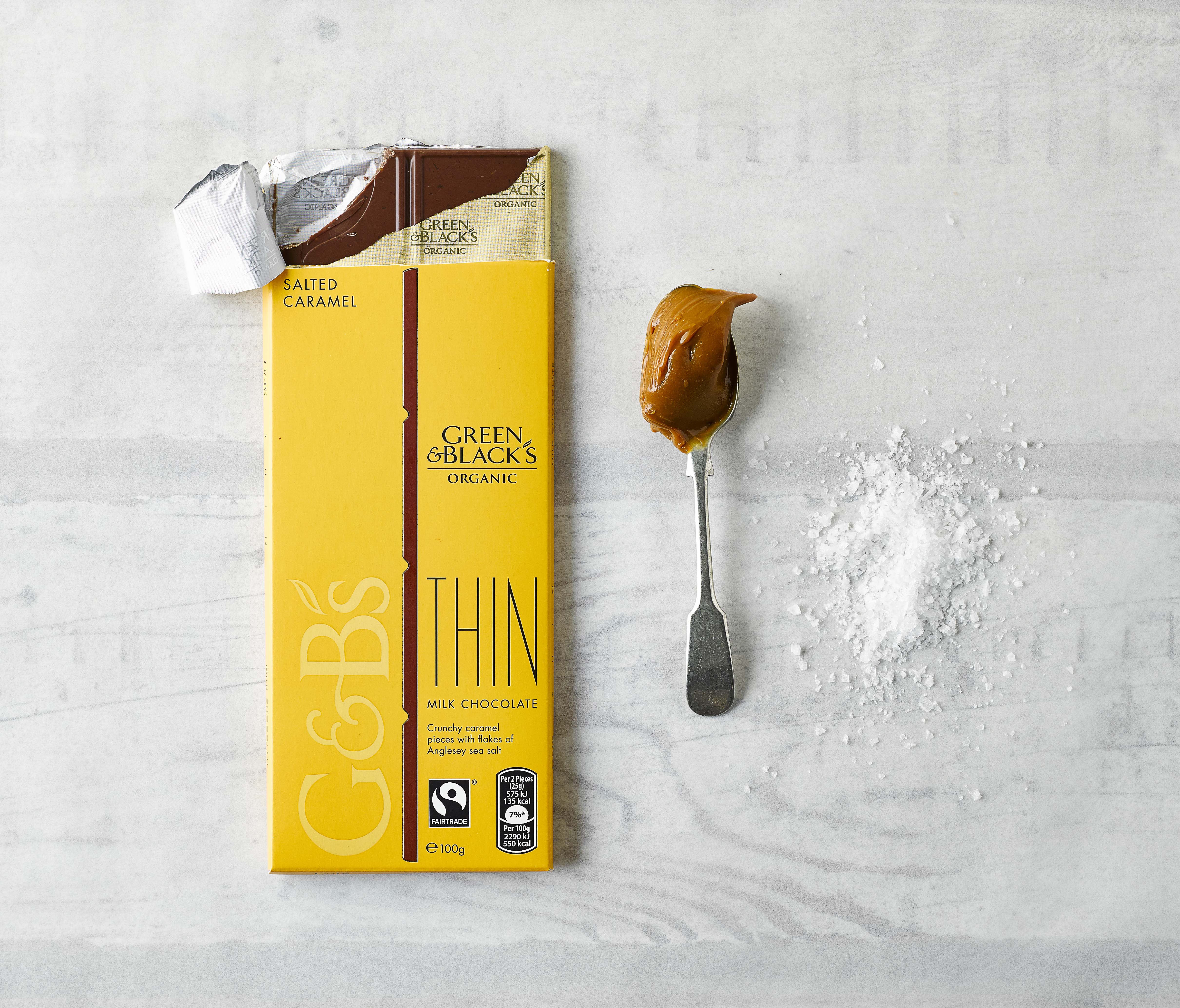 Green & Black's Organic Thin Salted Caramel