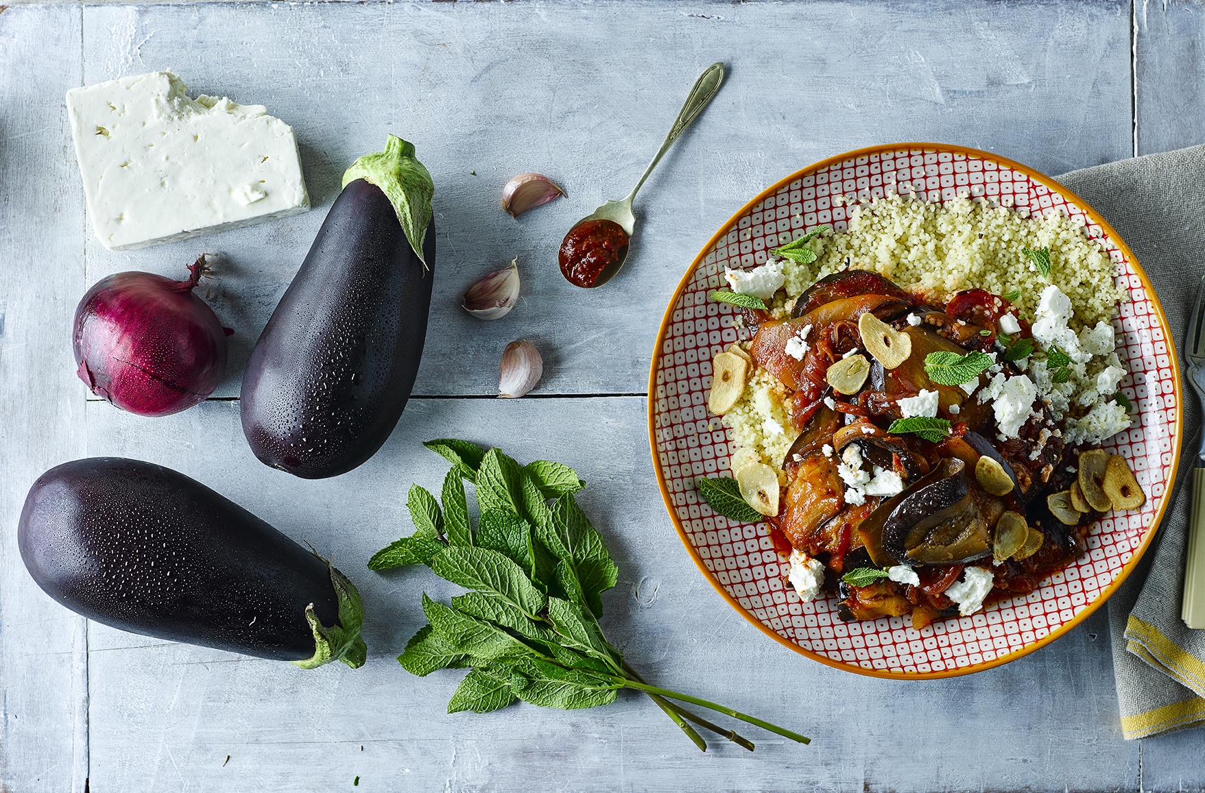 Gousto Recipes Aubergine & Harissa Stew