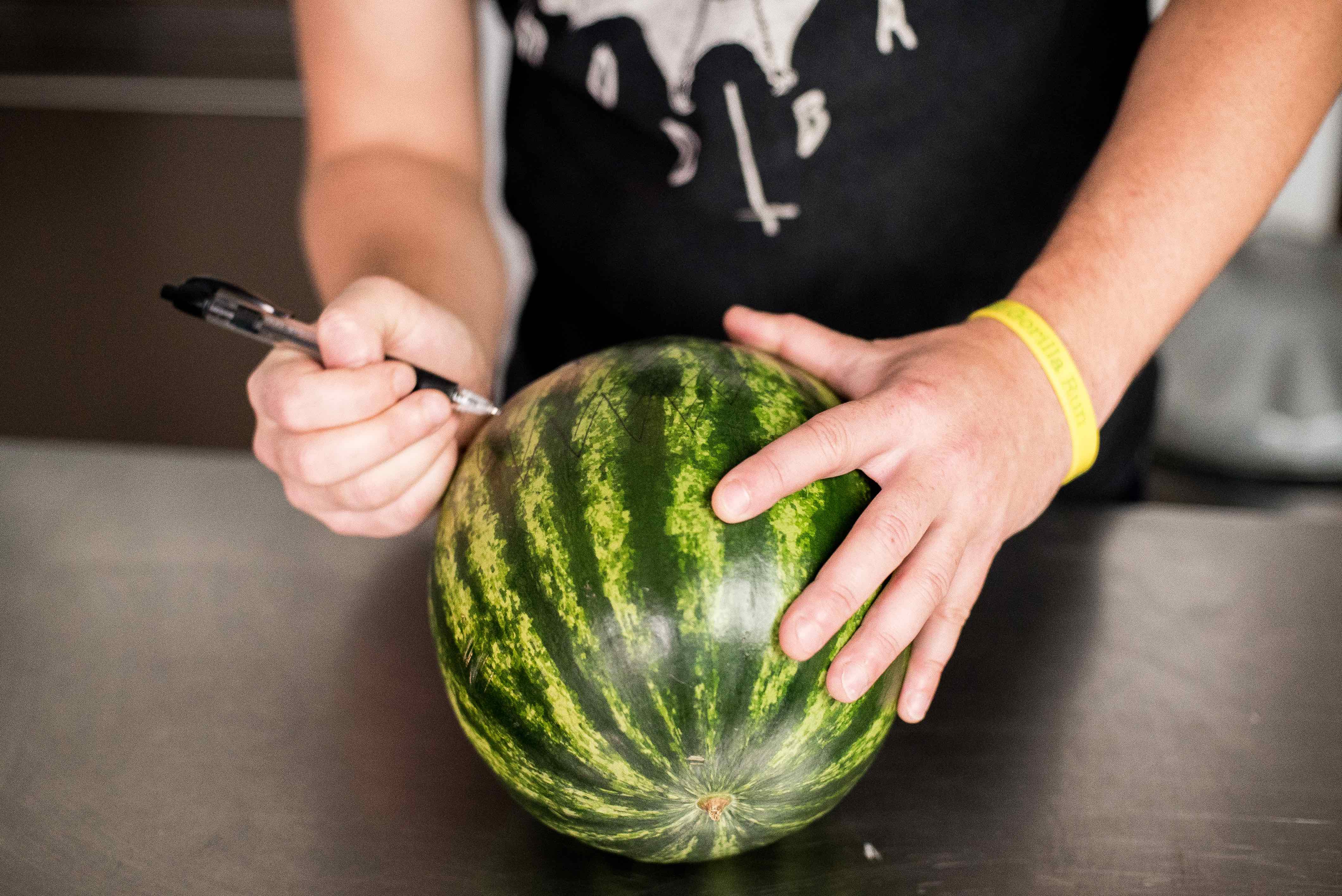 Halloween Party Food Ideas watermelon monster