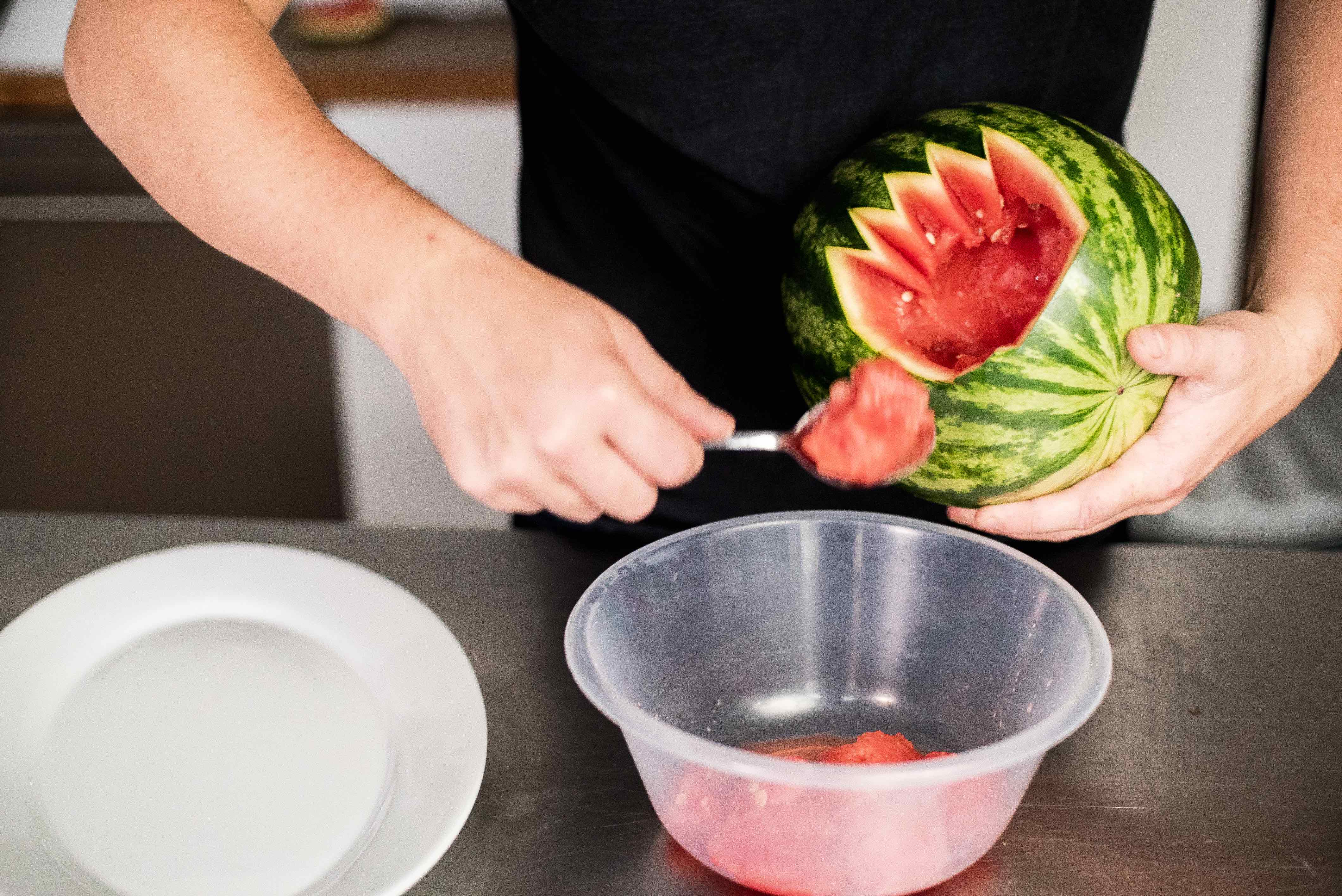 Halloween Party Food Ideas watermelon monster