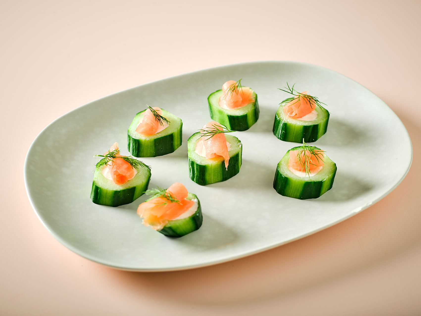 cool salmon bites canape recipe